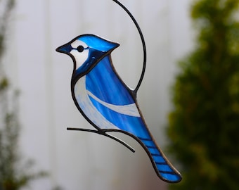 トロント・ステンドグラス Blue Jay ブルージェイ アオカケス トロント・ステンドグラス Blue Jay ブルージェイ アオカケス