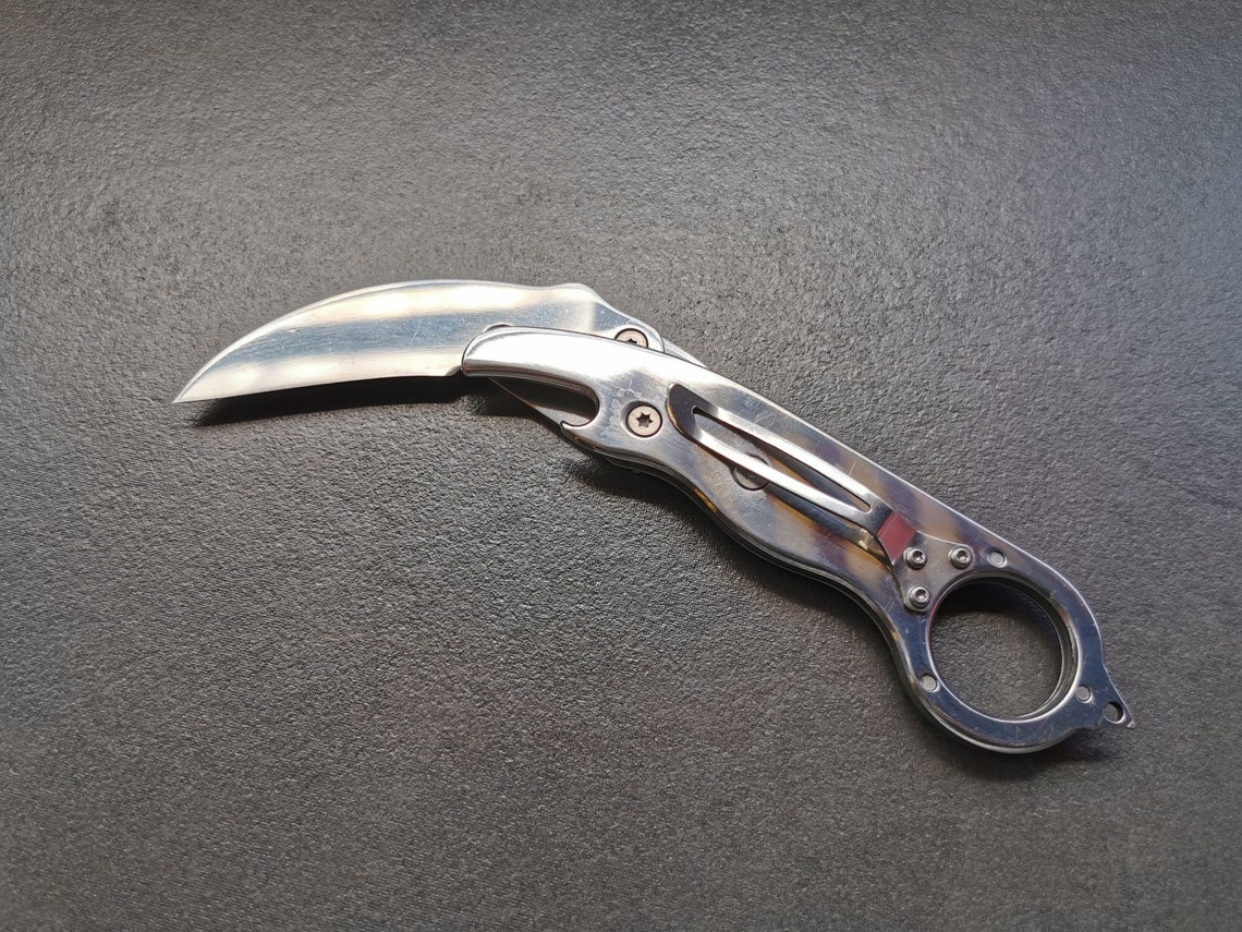 Provoke Kinematic Morphing Karambit Folding Knife Folding Etsy
