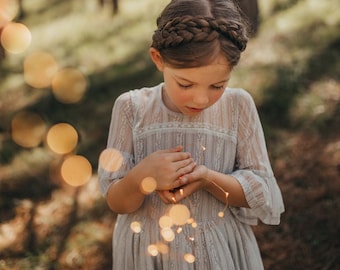 Hope Lace Flower Girl Dress