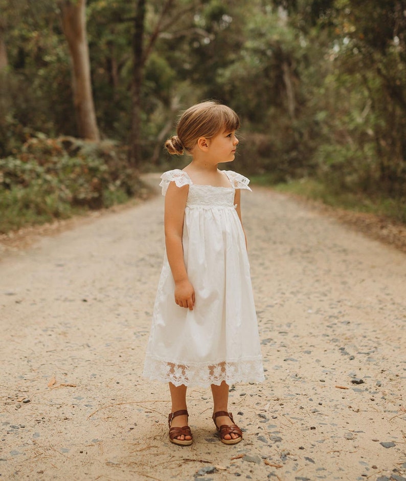 Layla Lace Flower Girl Dress image 4