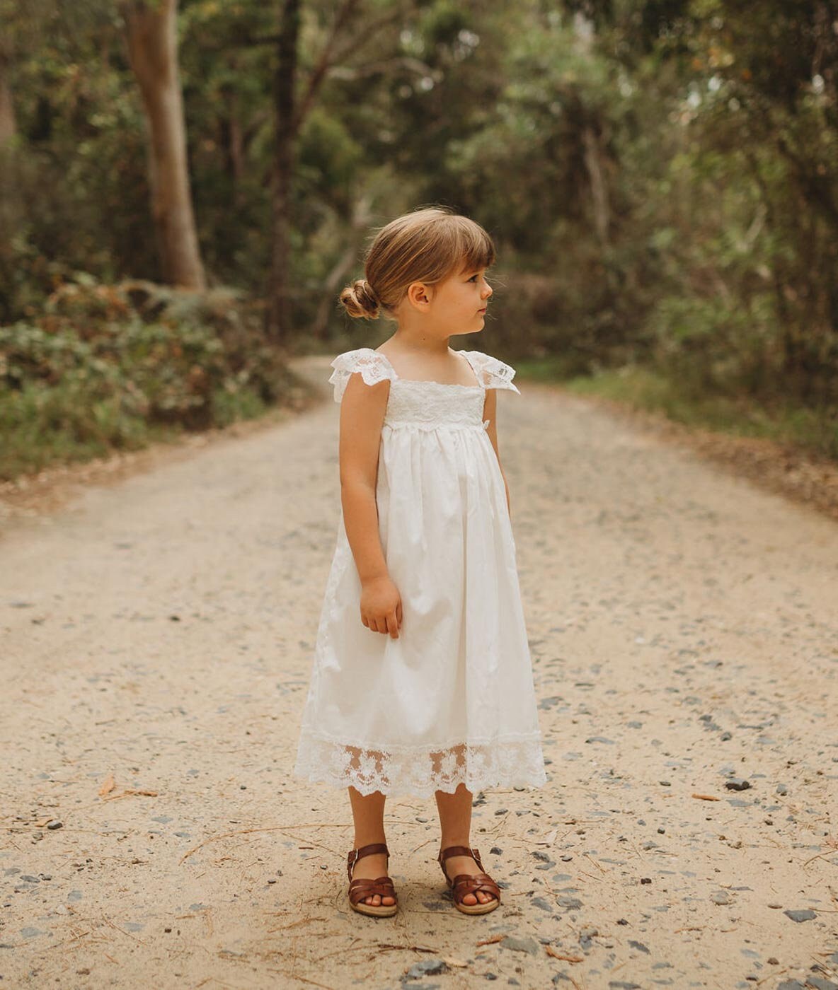Layla - Lace Flower Girl Dress - Etsy Australia