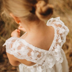 Layla Lace Flower Girl Dress image 5