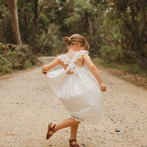 Layla Lace Flower Girl Dress image 7