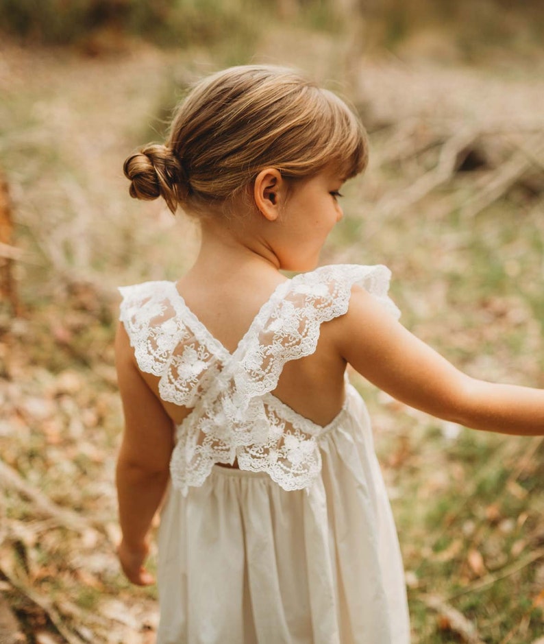 Layla Lace Flower Girl Dress image 1