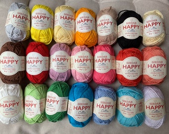 Sirdar Happy Cotton - Greens & Blues