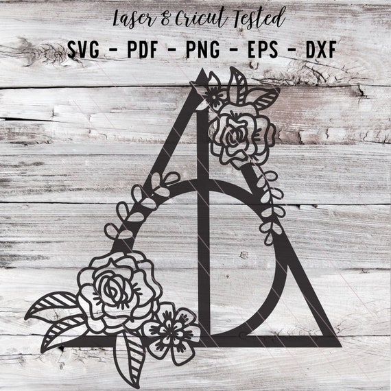 Free Free 300 Floral Deathly Hallows Svg Free SVG PNG EPS DXF File