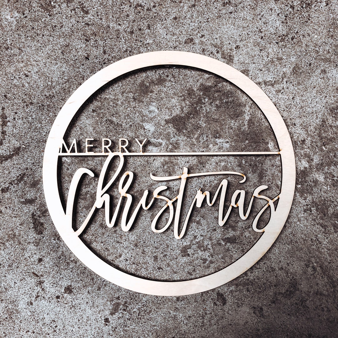 Plaque Suspendue En Bois Argenté “Joyeux Noël” – Déco Murale, Porte Ou Fenêtre – Style Rustique