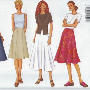 Butterick 3134 Misses Skirts Sizes 14,16, 18 Vintage Pattern