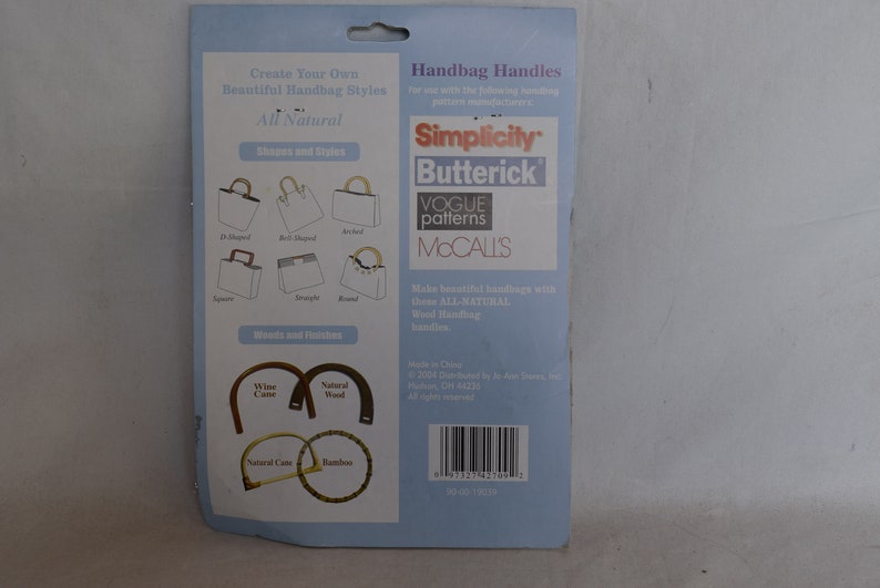 FREE SHIP 5 Diameter JoAnn Sew Essentials Bamboo Purse Handle Round Circle Bamboo Handbag Handle for Bag Making Purse Handle Replacement