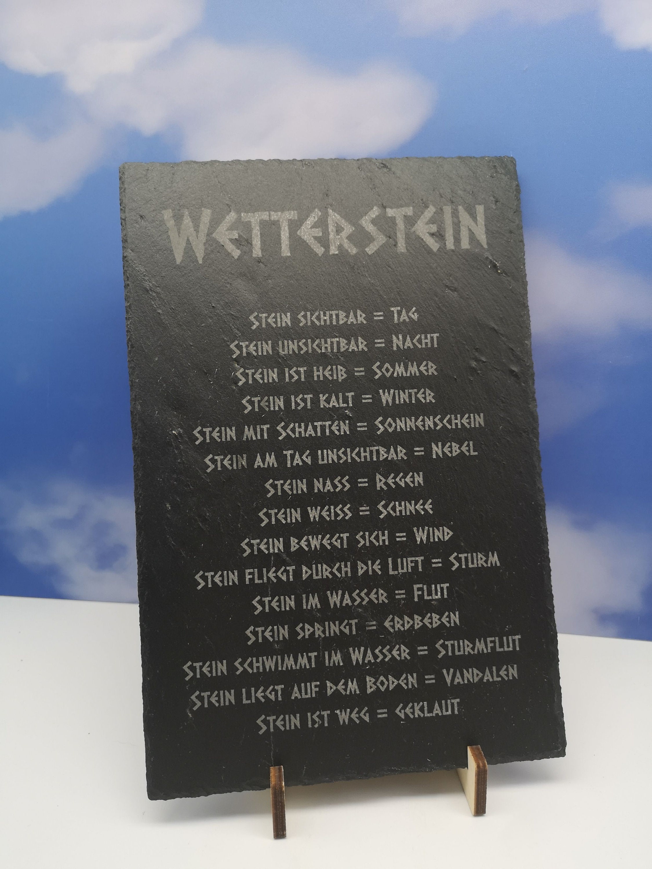Wetterstein RV010 - Station Météo En Aluminium - 20 X 30 Cm