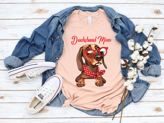 Dachshund mom shirt hotsell