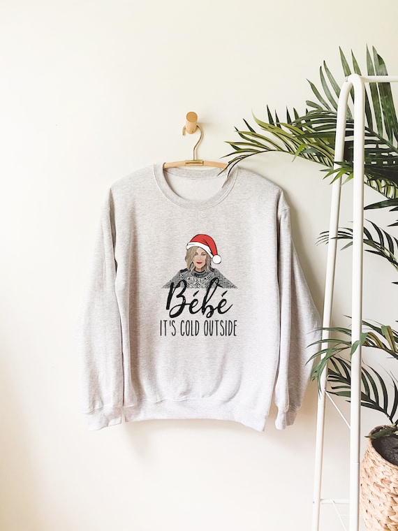 Bebe It's Cold Outside Sweater Sweatshirt Shirt - Etsy UK