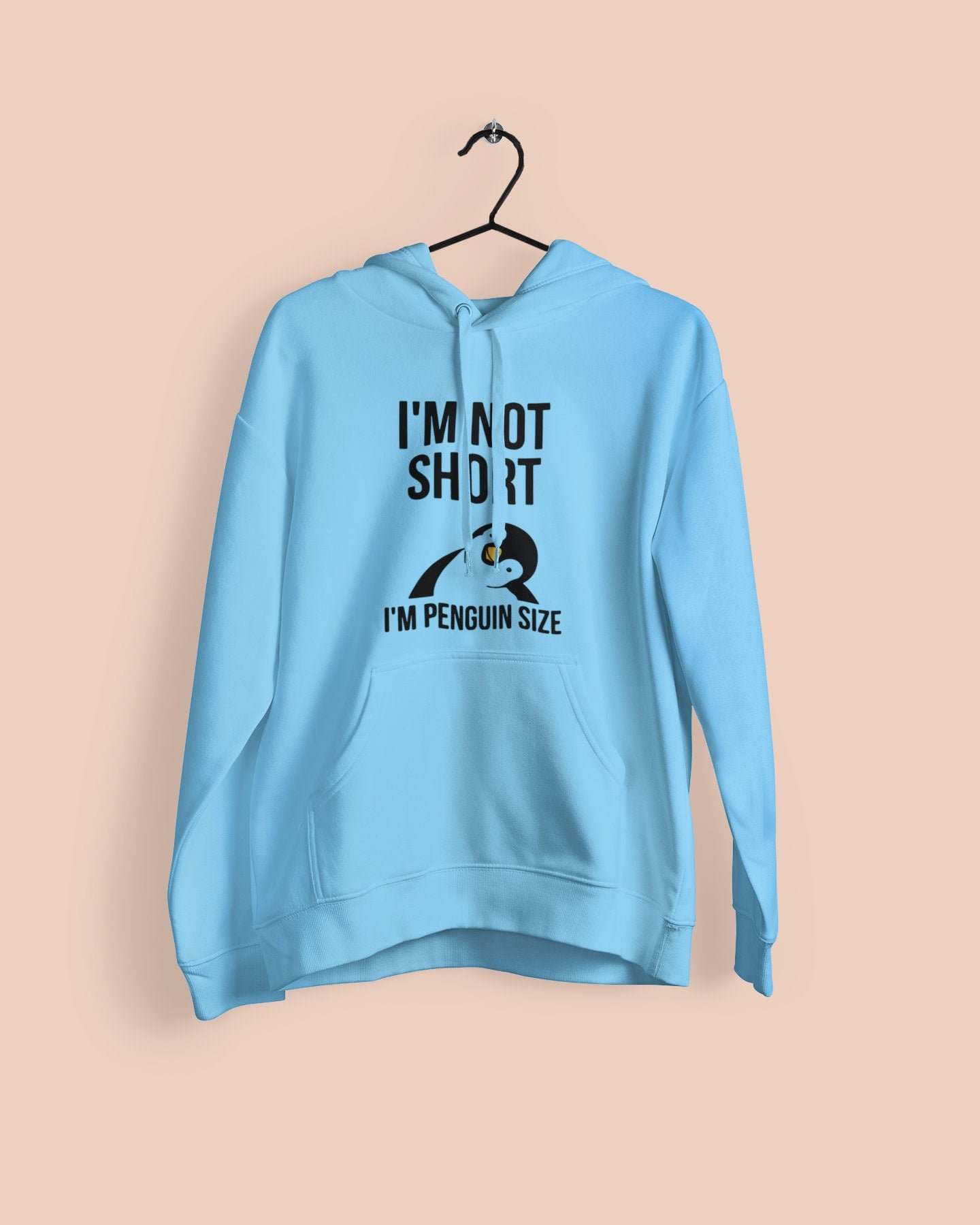I'm Not Short I'm Penguin Size Pullover Sweatshirt - Etsy