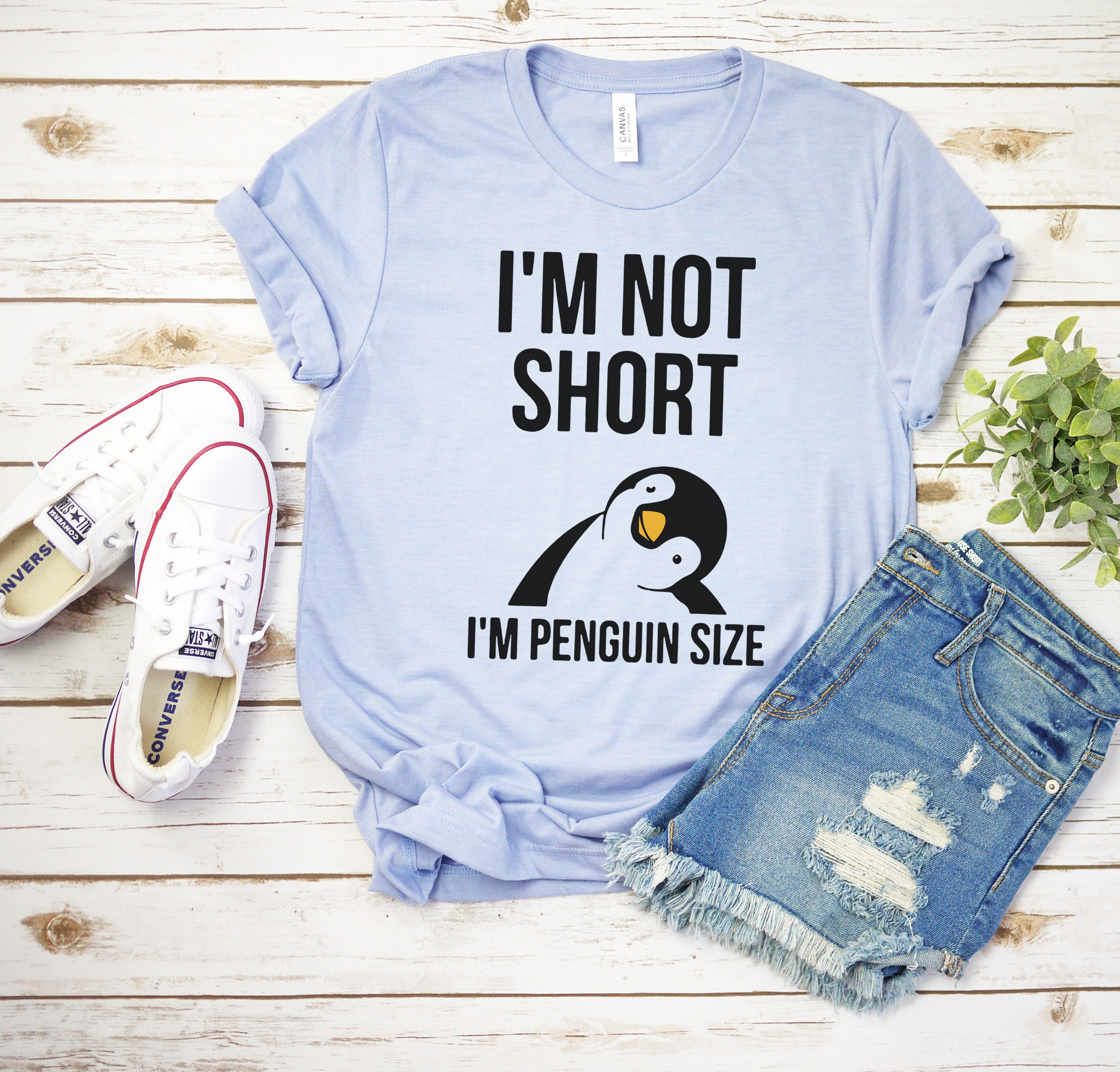 Cute Penguin Cartoon' Women's Plus Size T-Shirt