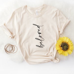 Be Loved Vertical Handwriting T-Shirt