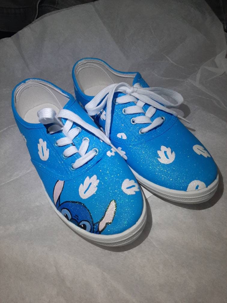 Hand Painted Lilo and Stitch Shoes - Etsy