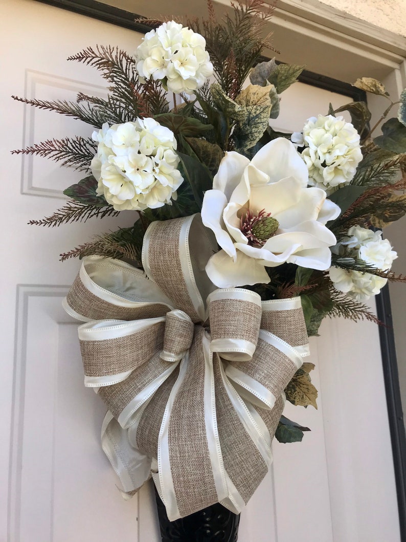 Front door wreath Wreath for front door Everyday door hanger, Gift for her Front door hanger Magnolia door hanger Summer wreath