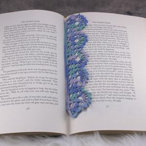 Circles Crochet Bookmark, Handmade Crochet, Lace Bookmark, Colorful Bookmark