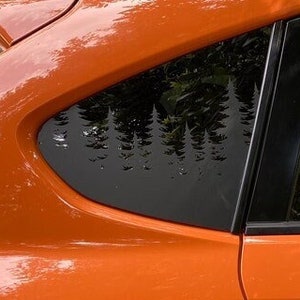 Custom Quarter Window Vinyl Decal Overlay – Compatible with Crosstrek-Style SUVs (2012–2017), Rear and Quarter Window Sticker