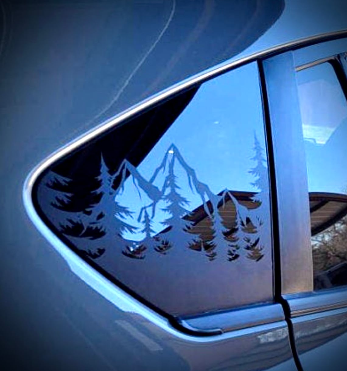 Quarter window Window decal overlay rear window decal vinyl Etsy