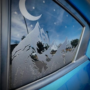 Custom Vinyl Quarter Window Decal – Compatible with WRX-Style Vehicles (2015–2025), Rear and Back Window Overlay