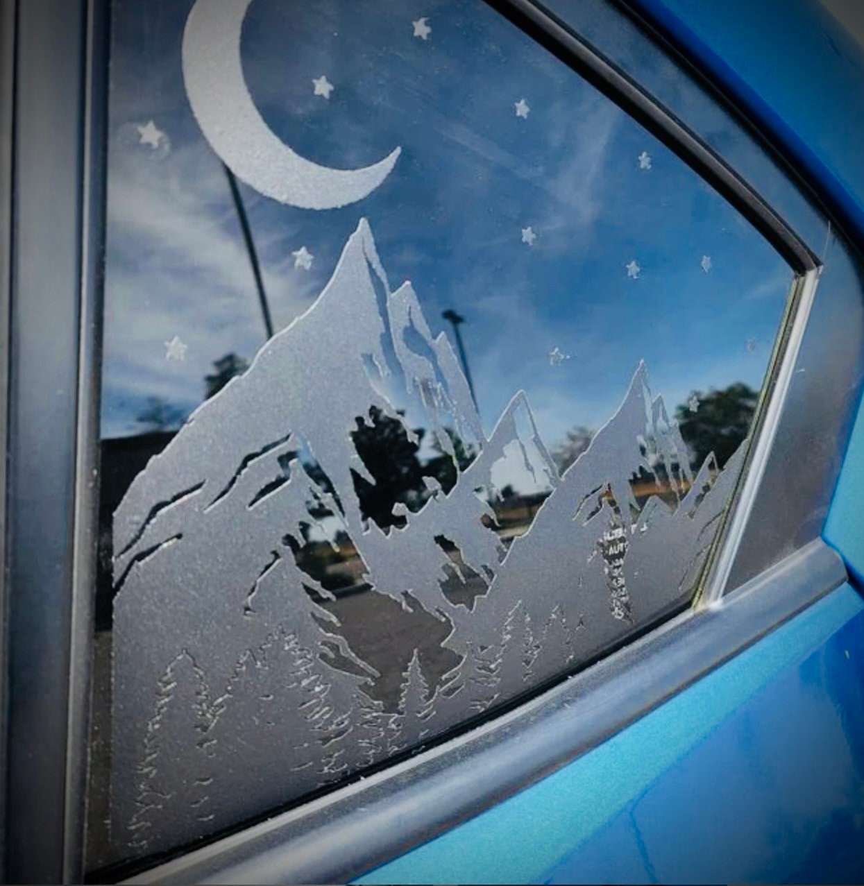 Custom Vinyl Quarter Window Decal – Compatible with WRX-Style Vehicles (2015–2025), Rear and Back Window Overlay