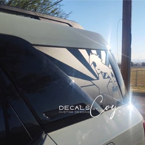 Arizona Star Vinyl Decal – Compatible with 2021–2025 Adventure SUVs, Quarter Window Sticker, Custom Bumper & Car Decals