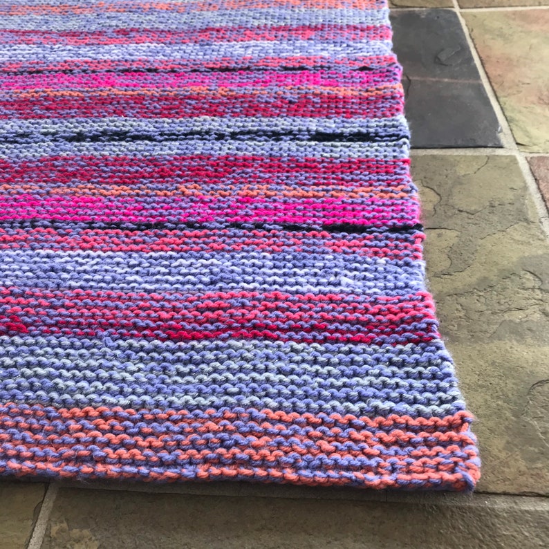 Pink and Purple Rug Etsy