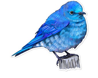 Mountain Bluebird Sticker