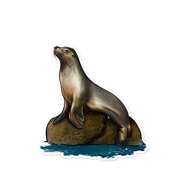 California Sea Lion Sticker