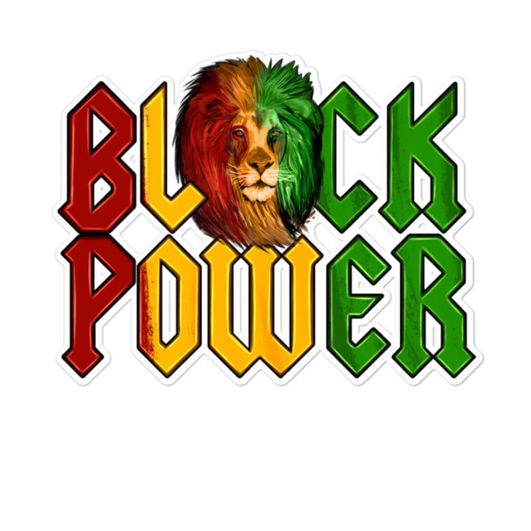 Lion King Black Power Sticker Etsy