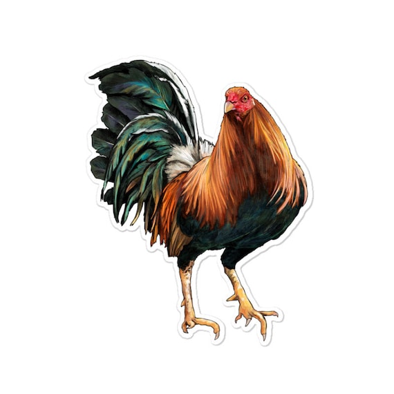 American Game Rooster Sticker
