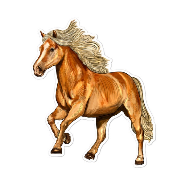 Haflinger Horse Sticker