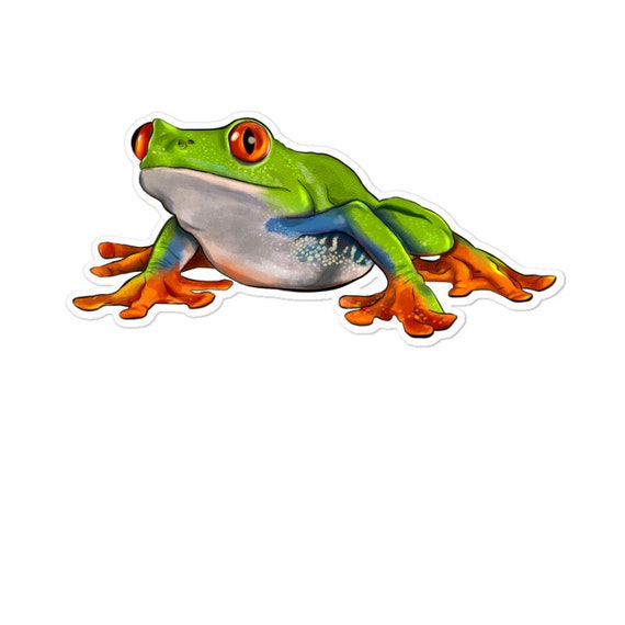 The Red-Eyed Tree Frog Sticker