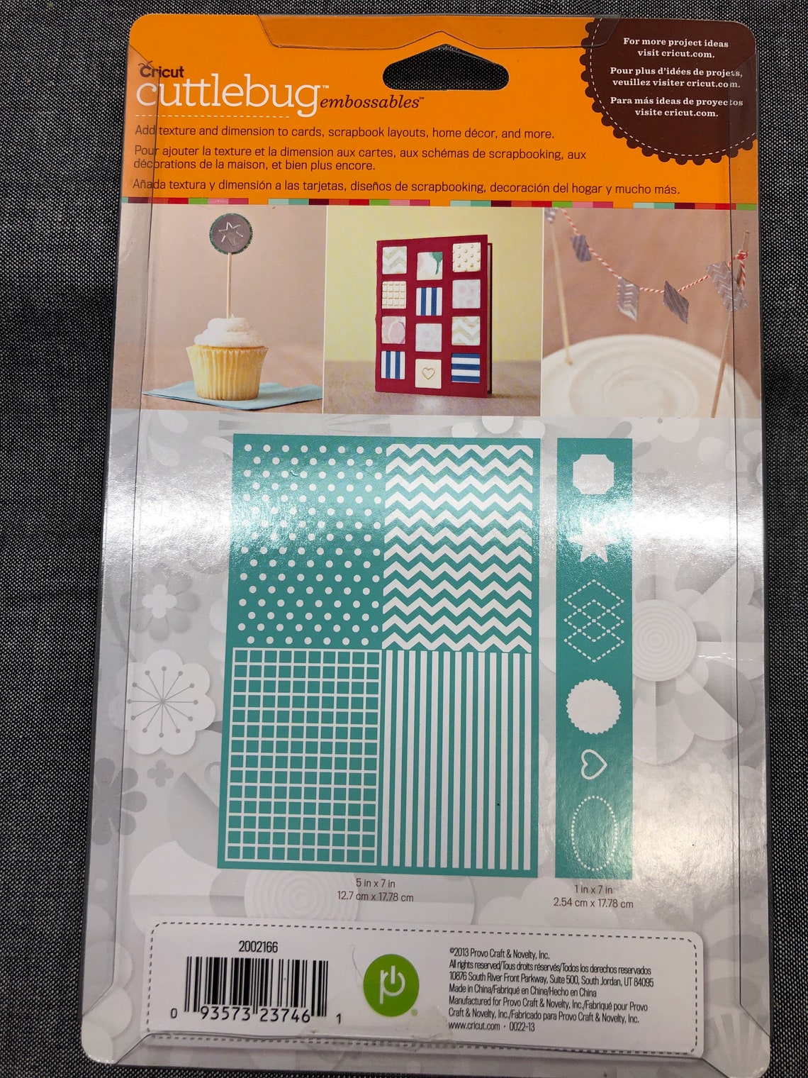 Basic Shapes Cuttlebug Embossing Folder 5x7 Etsy