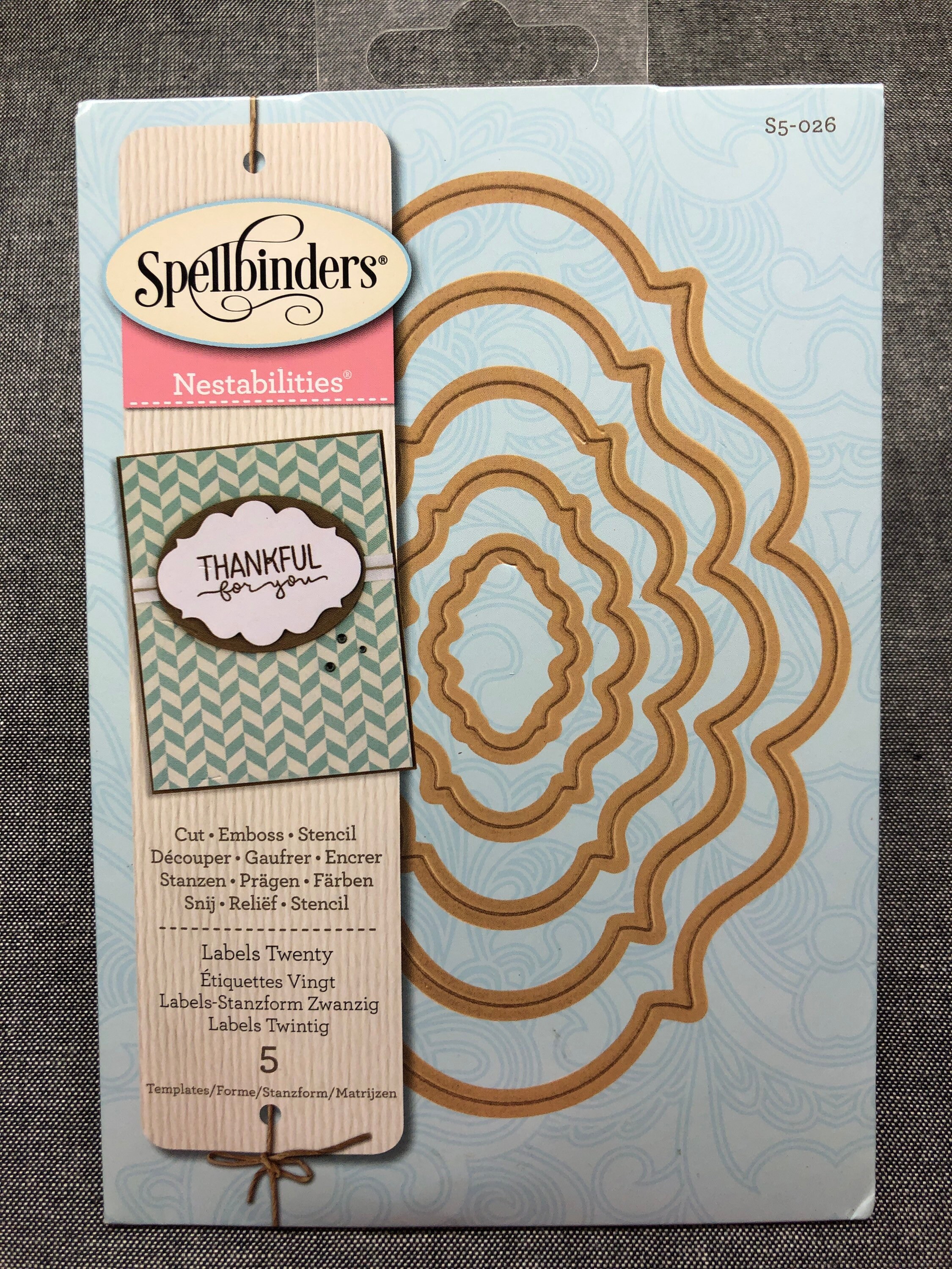 Spellbinders Nestabilities Decorative Elements Dies-Triple Tear, 1