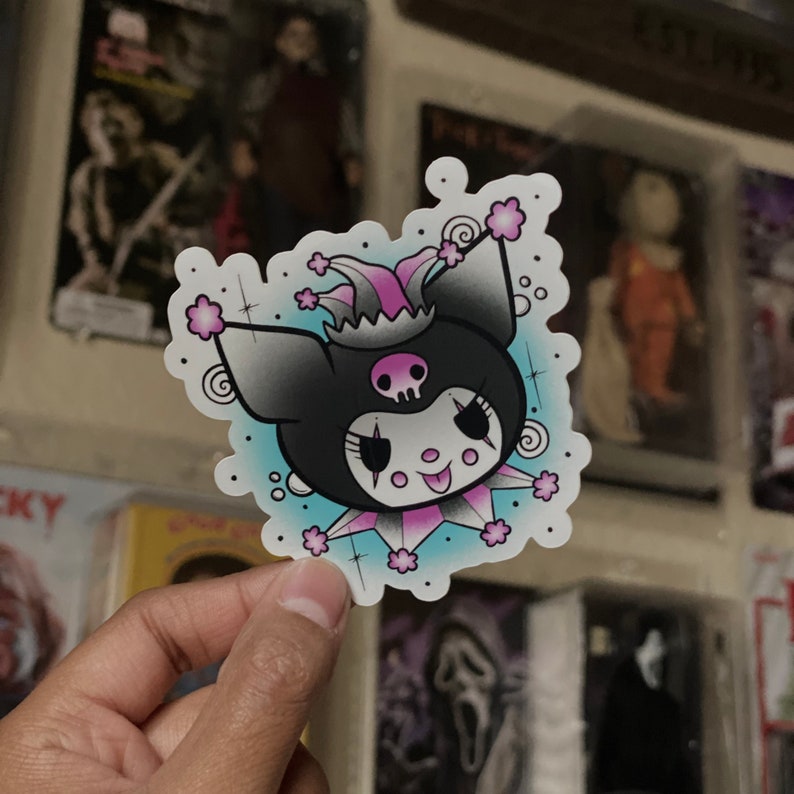 Clown Kuromi Stickers Etsy