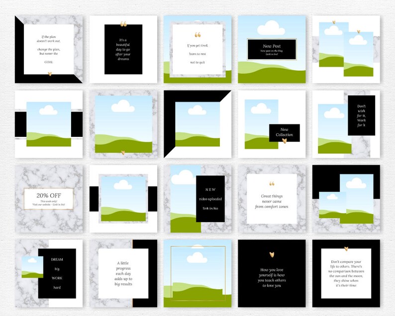 Instagram Templates for Canva Instagram Post Template Canva | Etsy