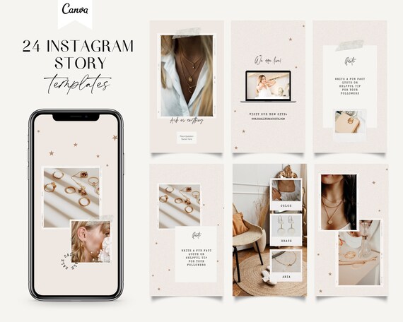 Instagram Story Template Instagram Templates for Canva - Etsy