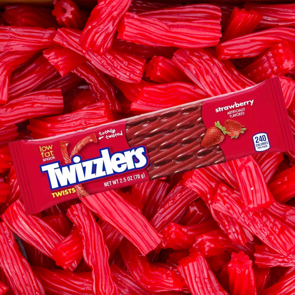 Twizzler Strawberry Liquorice 70g American Candy USA Etsy