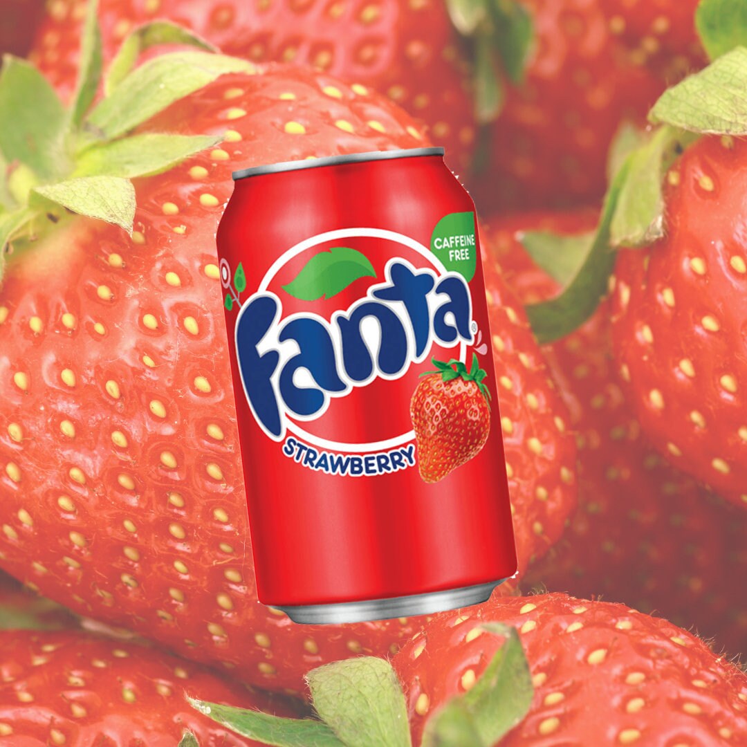 Fanta Strawberry Fizzy Drinks USA Drinks Import American Etsy