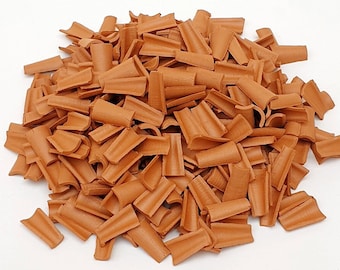 Miniatur Dachziegel . Gebogene roter arabischer Dachziegel 15 mm (250u.)