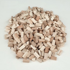 Miniature bricks. Rectangular section solid stone white brick 10 mm. (1.000 u.)