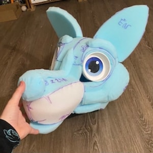 Canine Fursuits head base, [all items are nonrefundable]. can also make bucket head bases