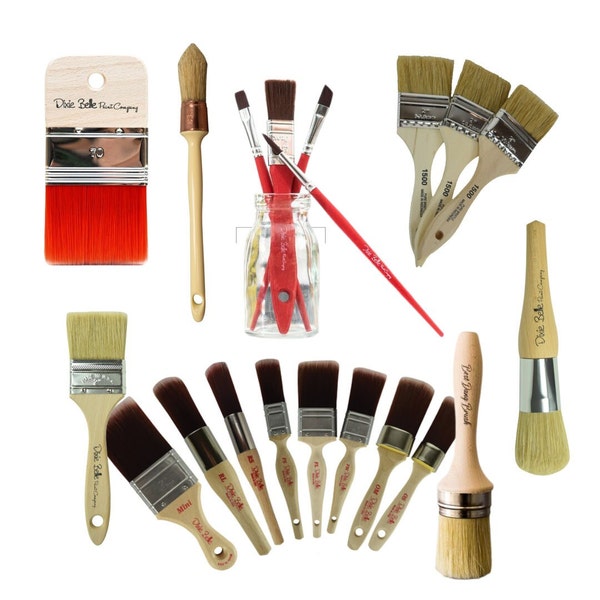 Dixie Belle Brushes for Furniture Painting Dixie Belle Synthetic Brush for Chalk Paint Brush Diy Refinishing Paint Brush for Home Decor