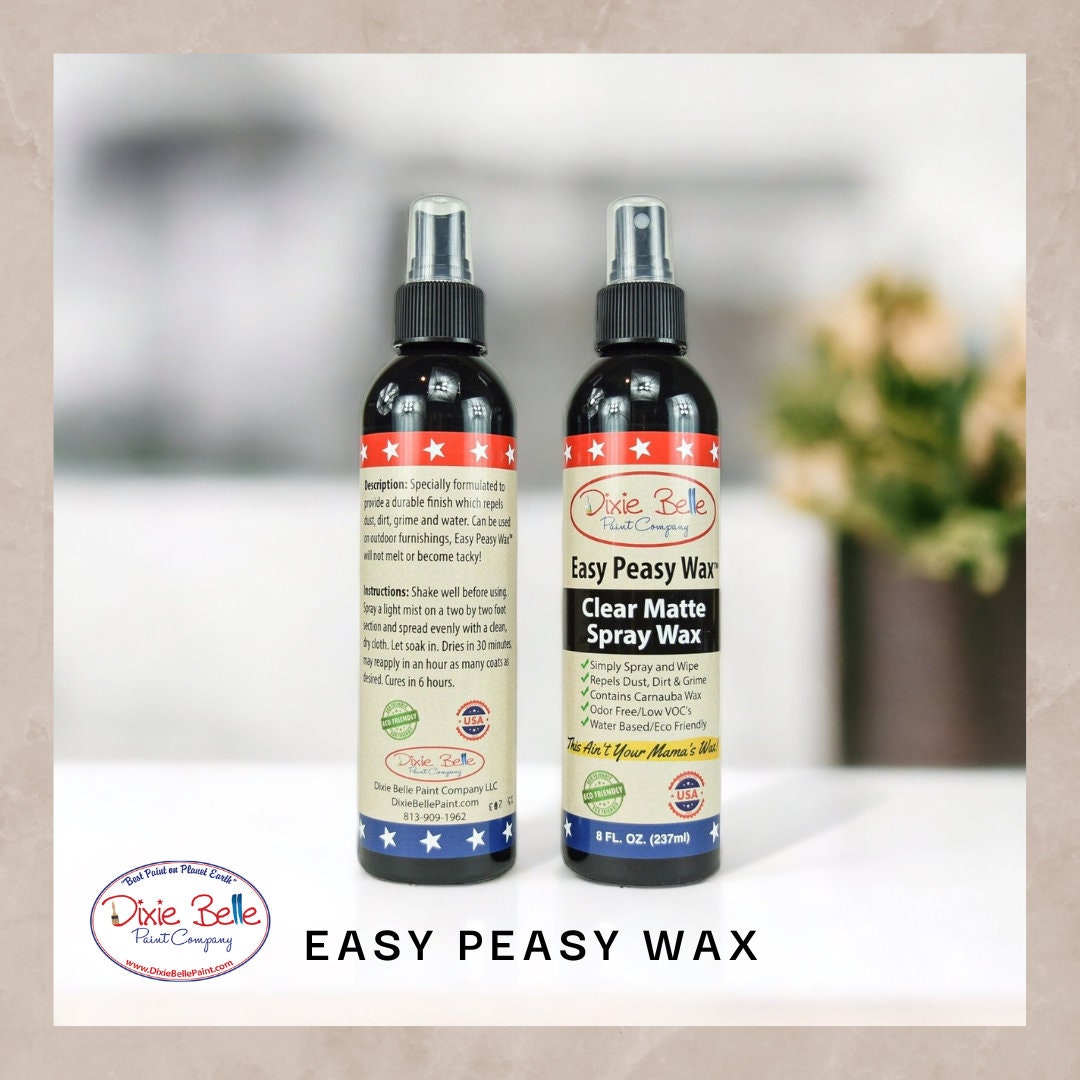 Dixie Belle Easy Peasy Spray Wax for Chalk Finish Furniture Paint Wax