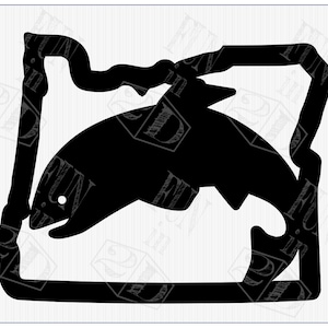 Oregon Fish SVG, DXF, PNG Cut File en Grafisch | Plezier in 2D