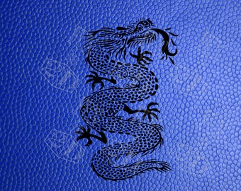 Scaled Chinese Dragon SVG, PNG, DXF Cut Files for Cricut and Silhouette, Clip Art for Scrapbooking Instant Download | Fun in 2D
