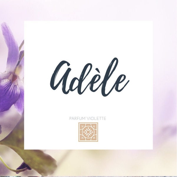 Bougie ADÈLE (parfum violette)