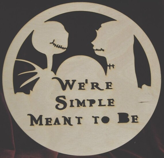 Jack and Sally From the Nightmare Before Christmas We're - Etsy